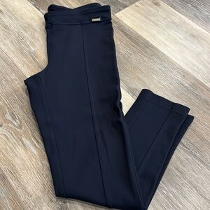 Navy blue dressy leggings